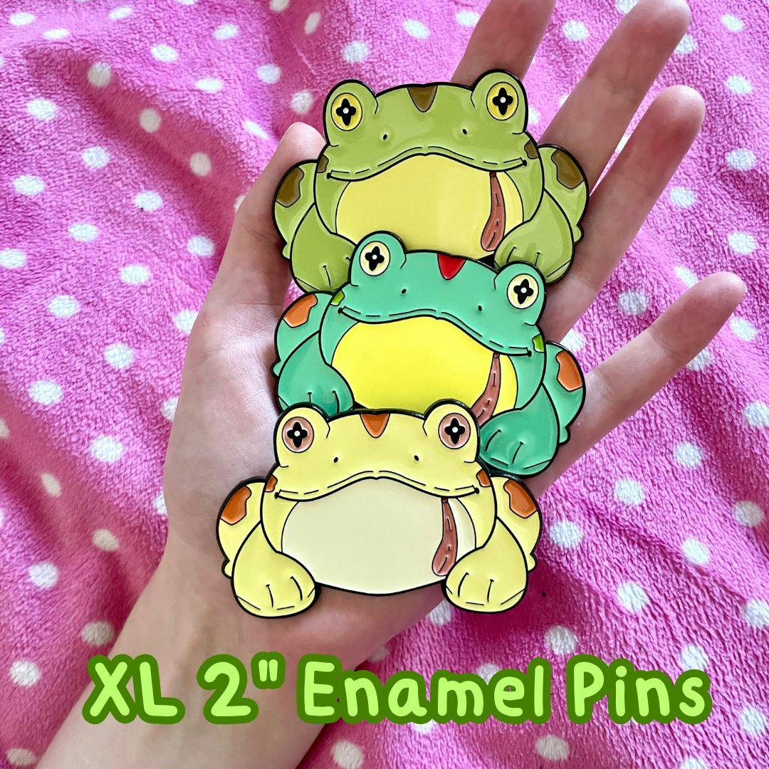 2" XL Enamel Pin - Old Design 