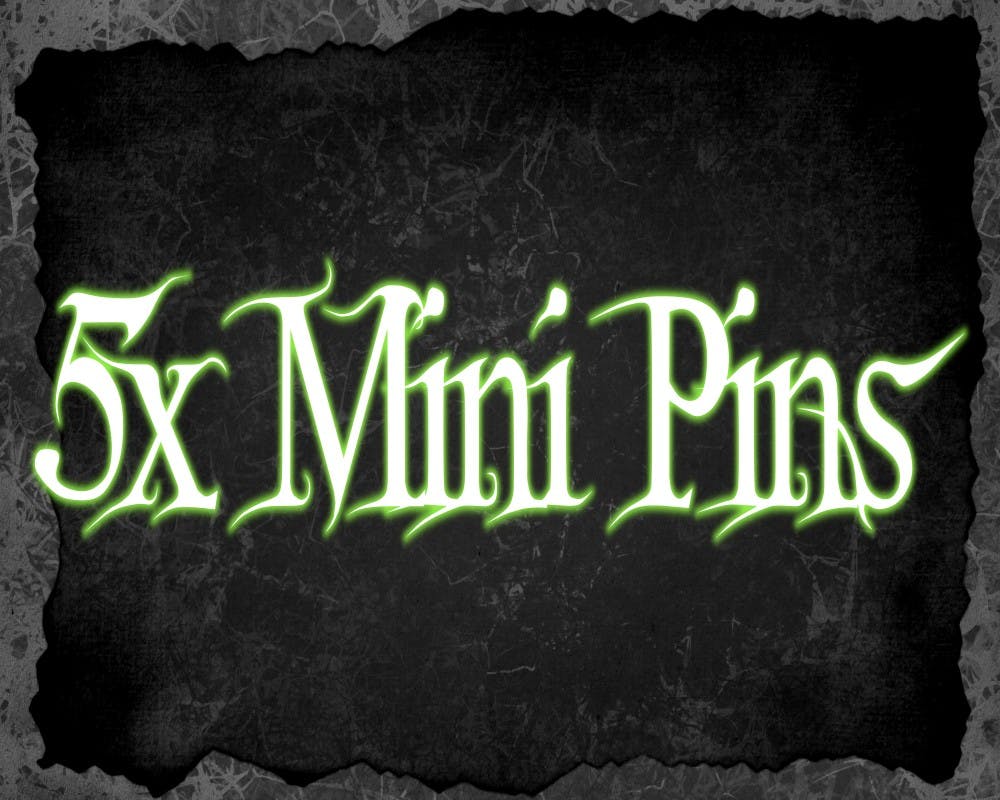 5x Mini Pins
