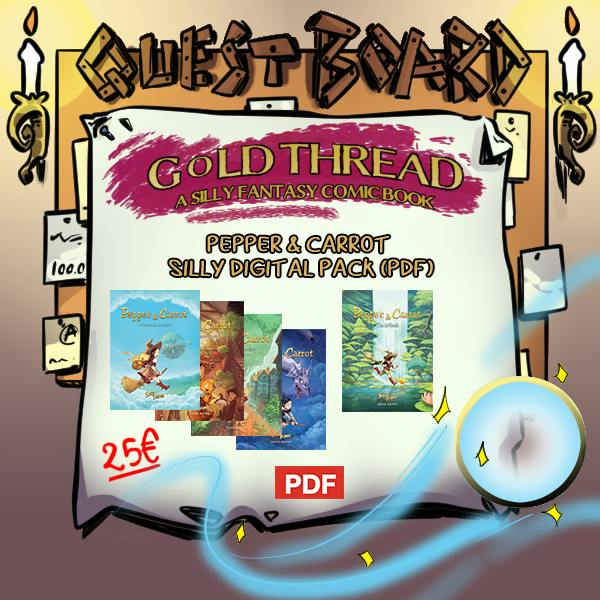 Pepper & Carrot - Silly Digital Pack (PDF)