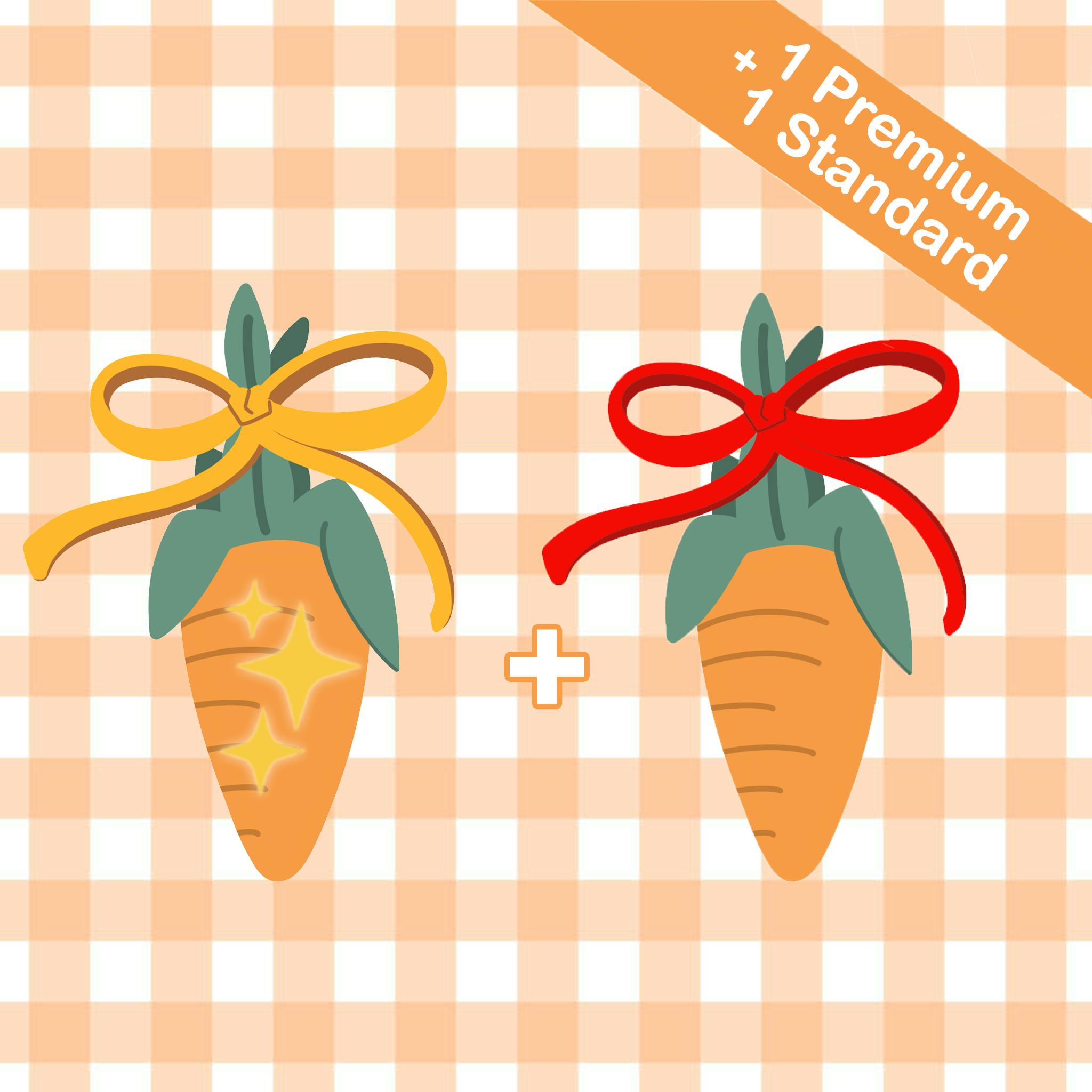 1 Premium + 1 Standard Pin