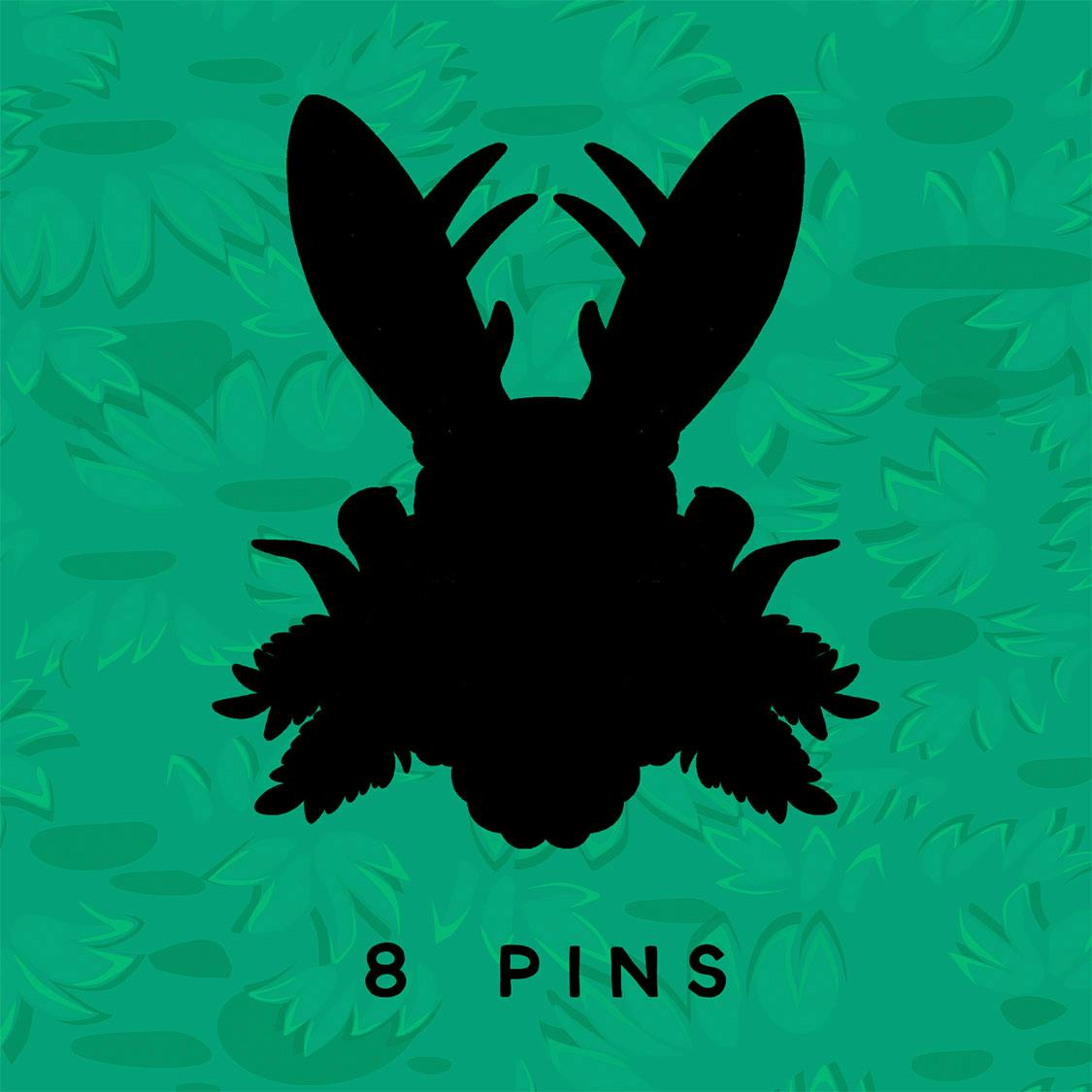 Enamel Pin x 8