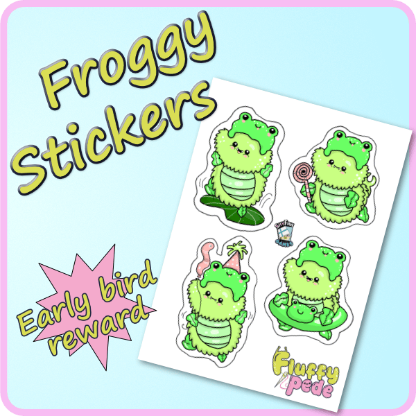 'Froggy' Sticker Sheet