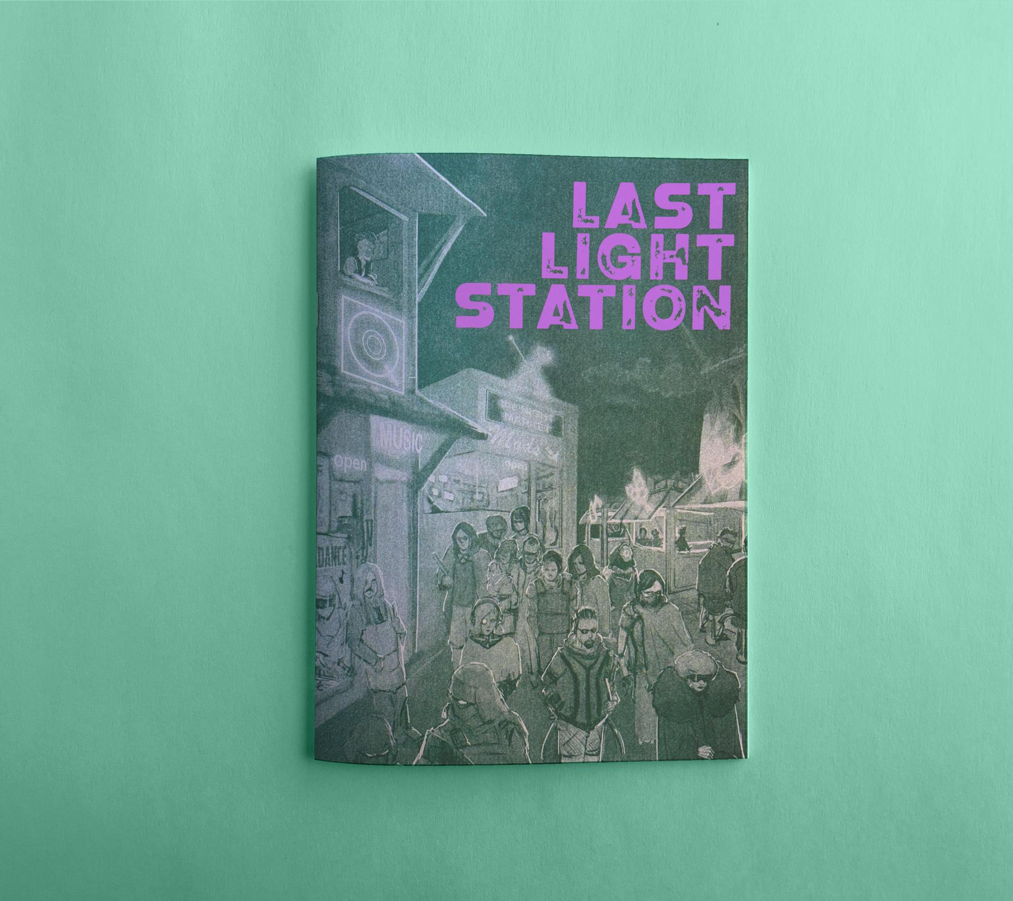 Last Light Station Risograph Zine