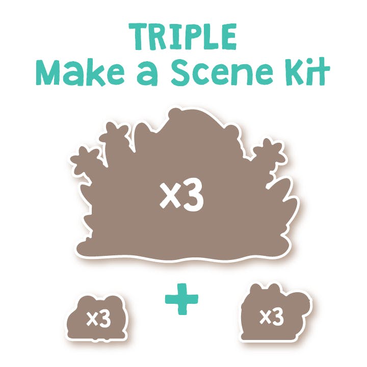 Triple Make a Scene Kit - 3 XL pins + 6 mini pins