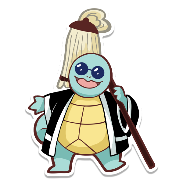 Turtle fire brigade sticker