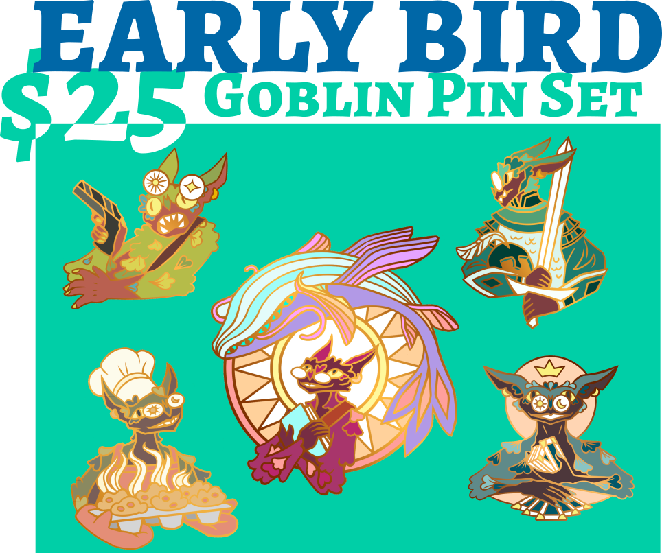 EARLY BIRD The Goblin Pin Set