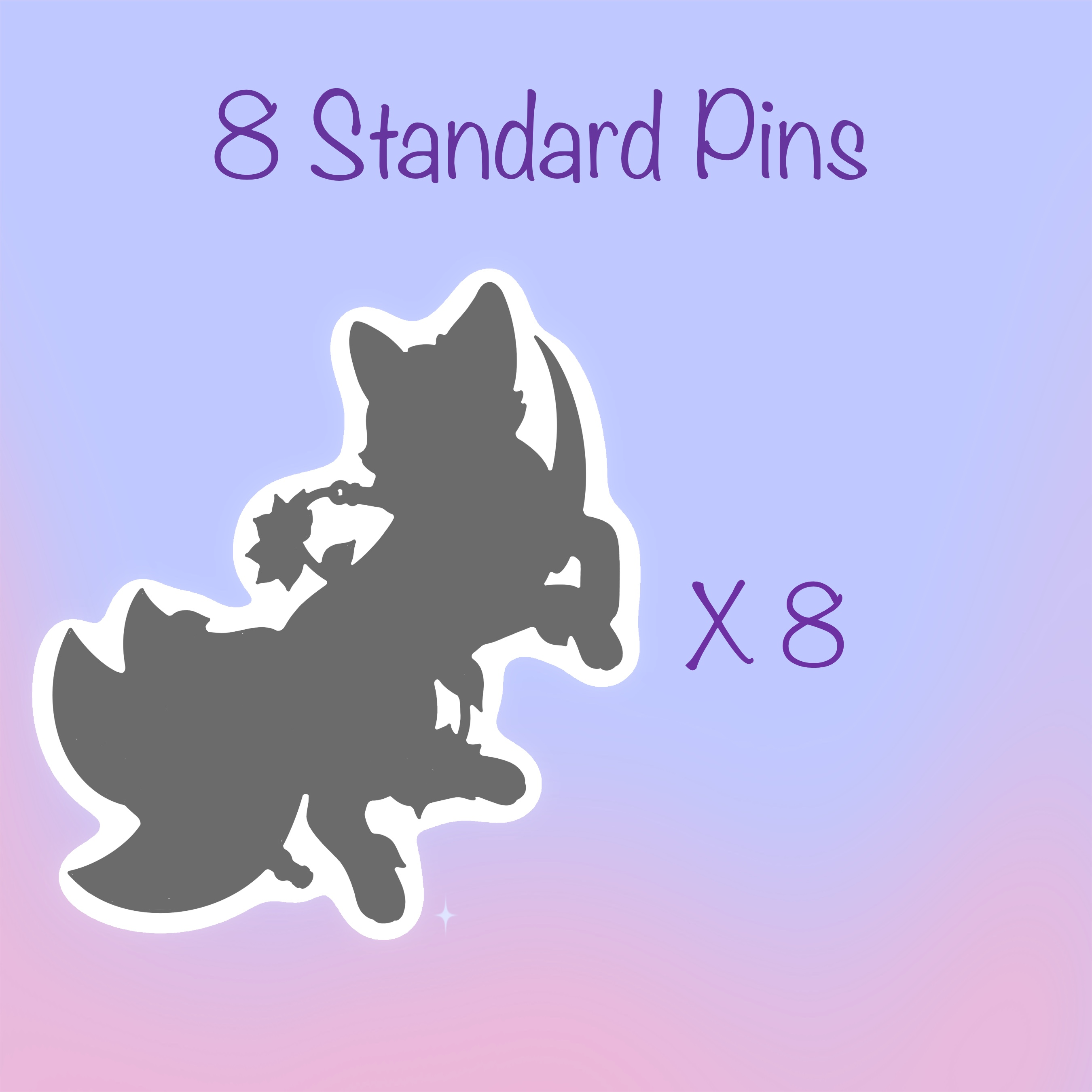 8 Standard Pins