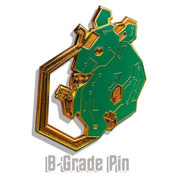 B-Grade Nibble (Green Ear) Pin