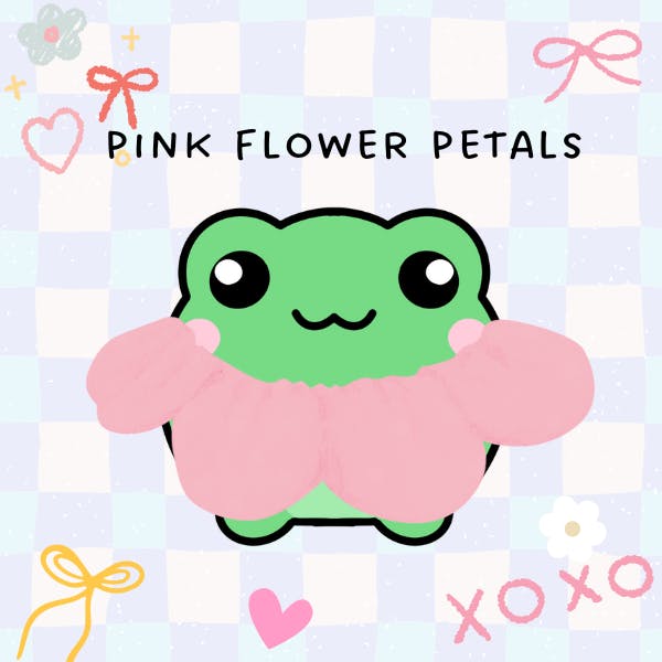 Flower Collar for Frog Plushie