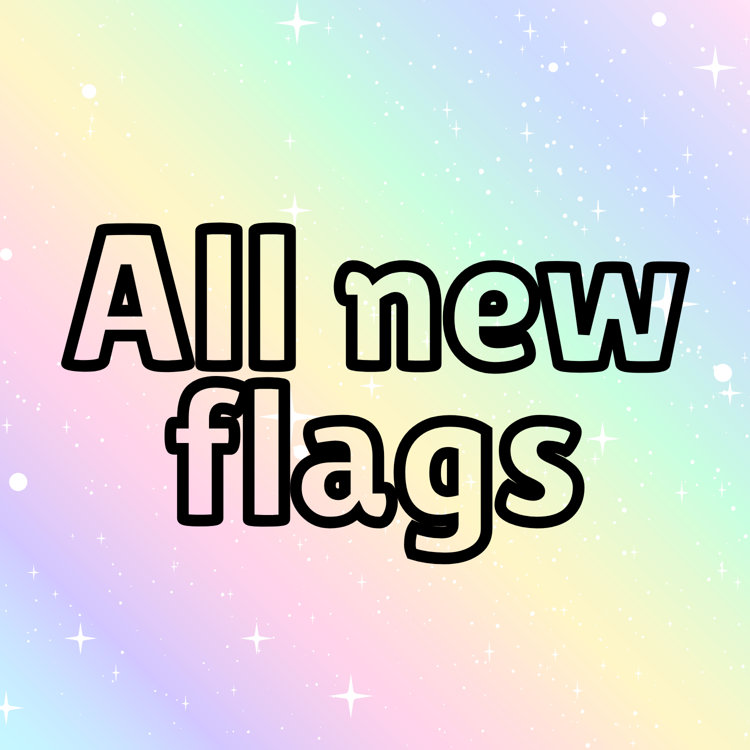 ALL new flags (stars)
