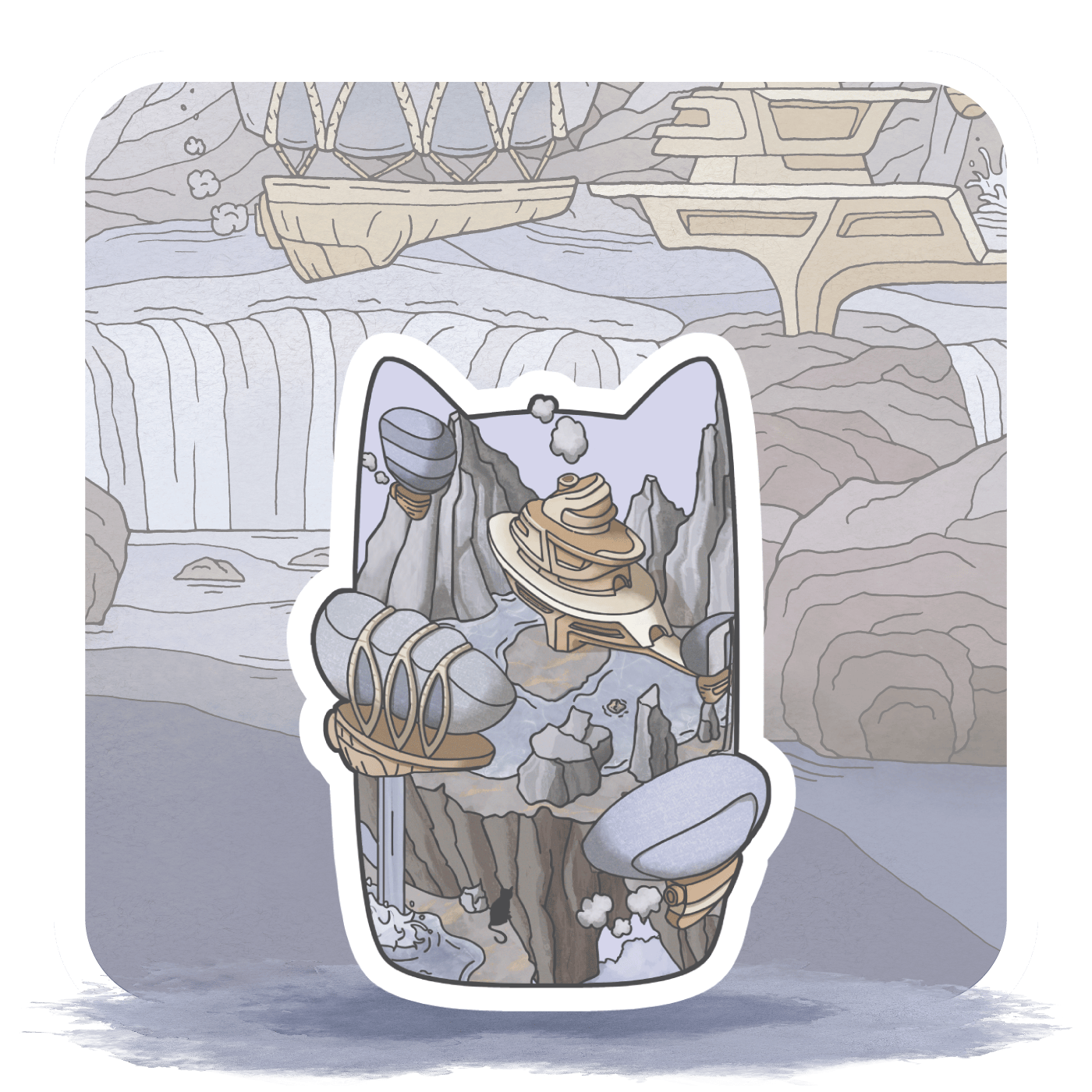 Dragon's Nest Realm Sticker