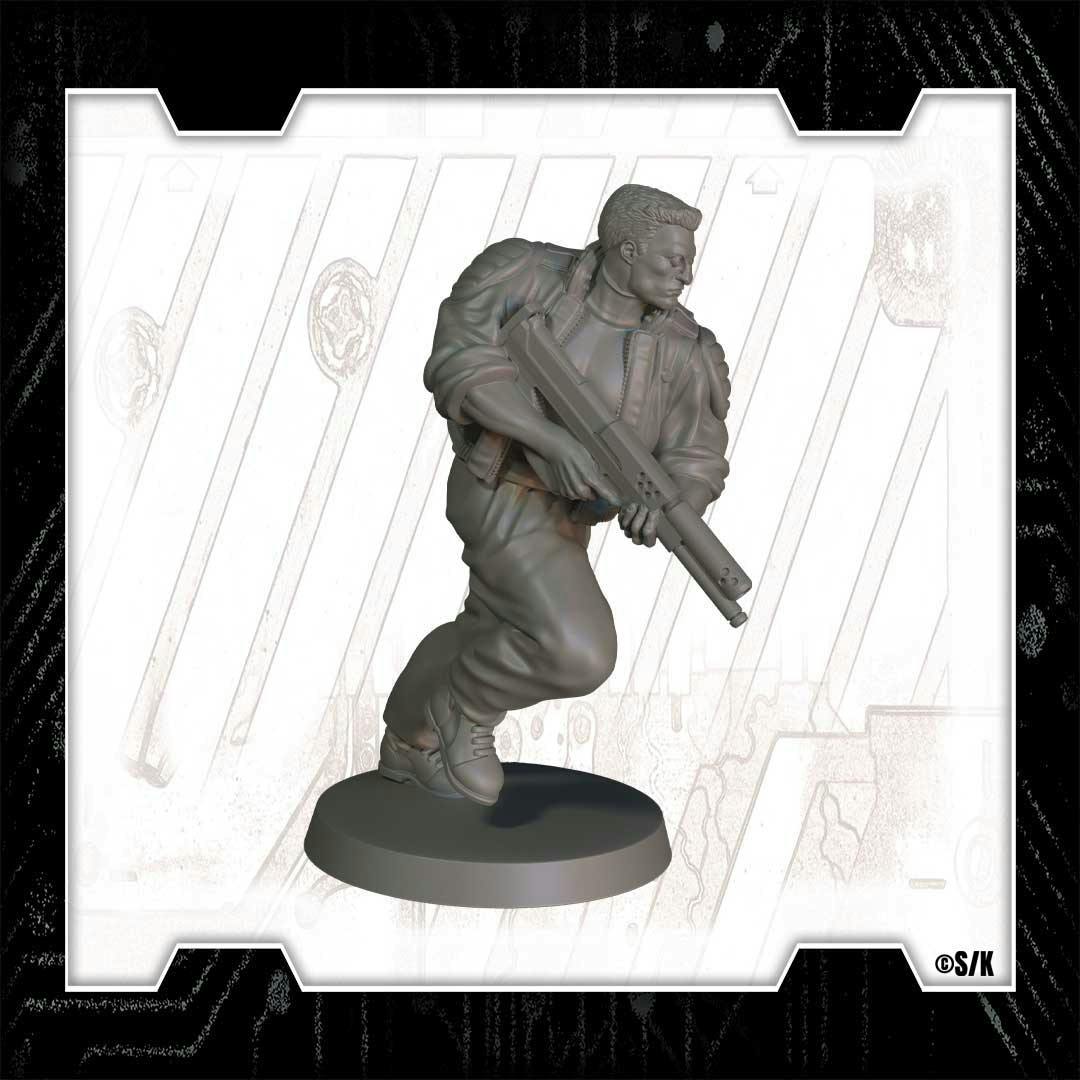 Section 9 Miniature Batou | The Ghost in the Shell TTRPG