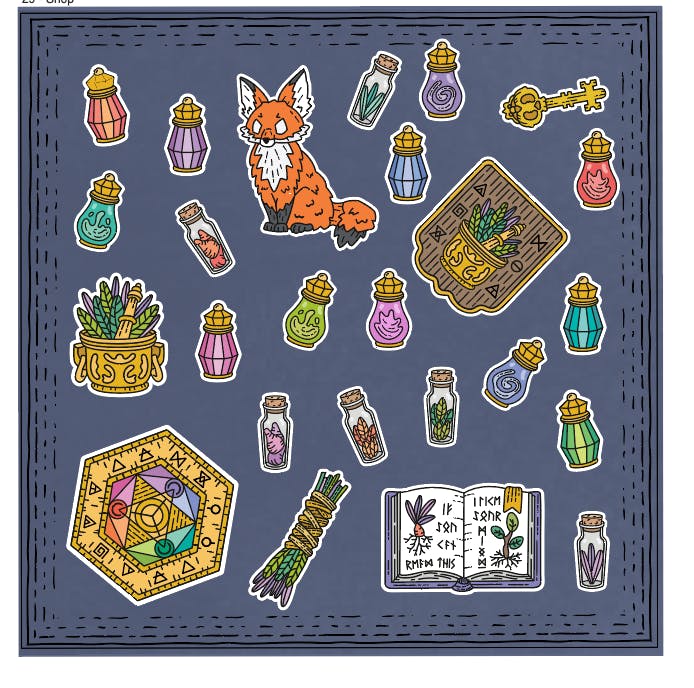 Apotheca Mystery Sticker Pack