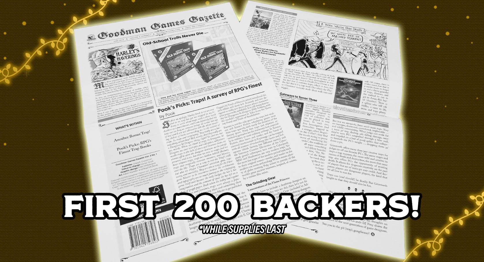 Free Goodman Games Gazette!