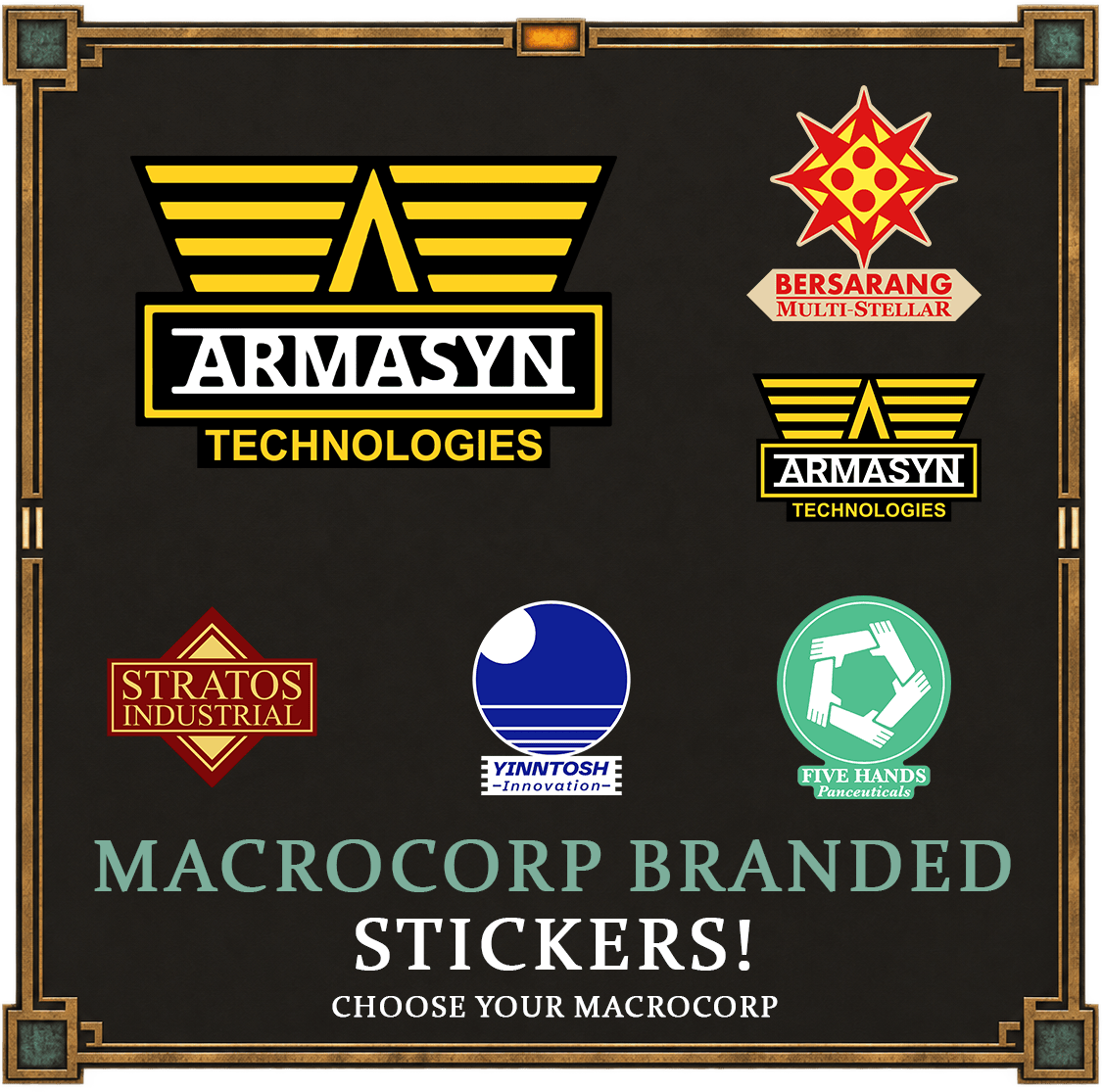 Avarice MacroCorp Sticker