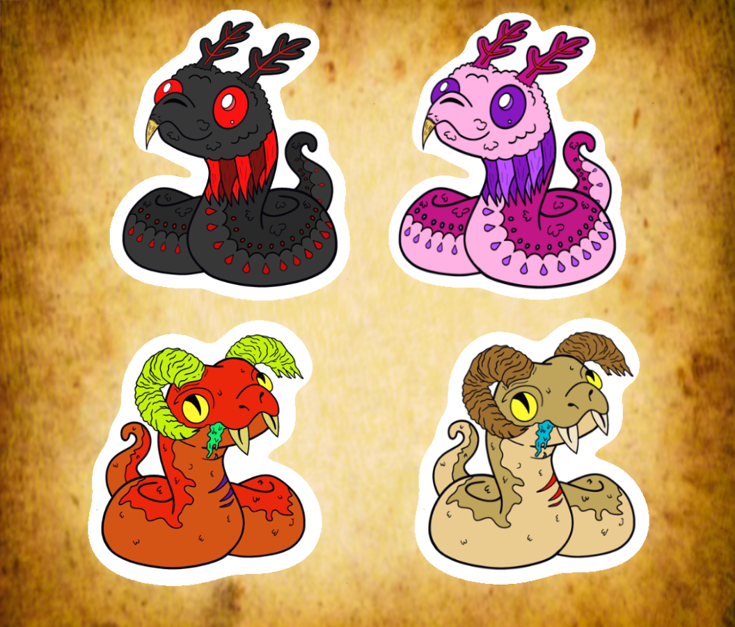 Fallout Danger Noodle Sticker Pack 4pcs