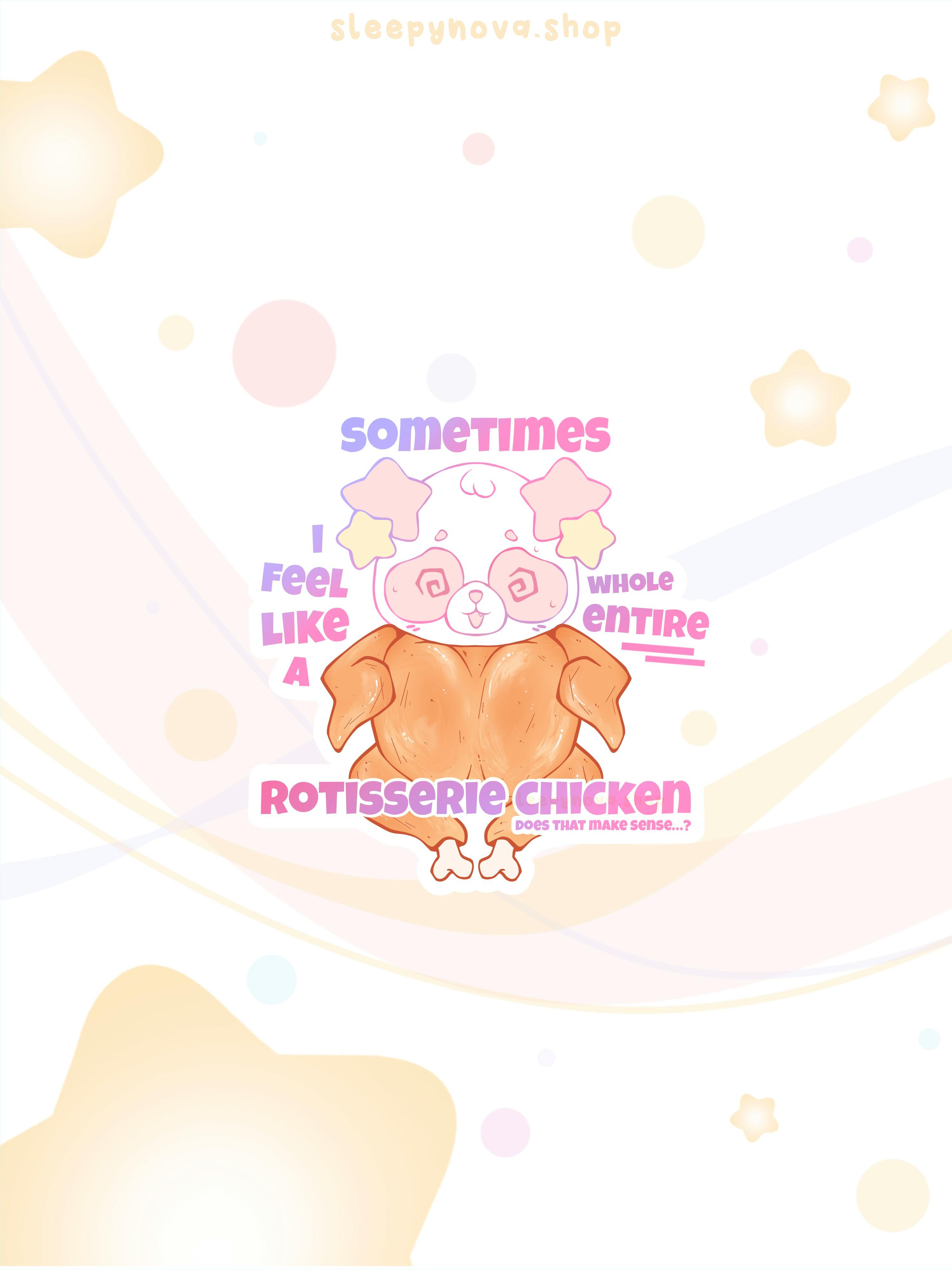 Rotisserie Chicken Sticker
