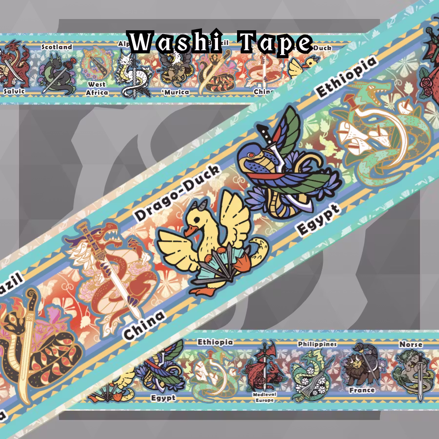 Beasts Washi Tape
