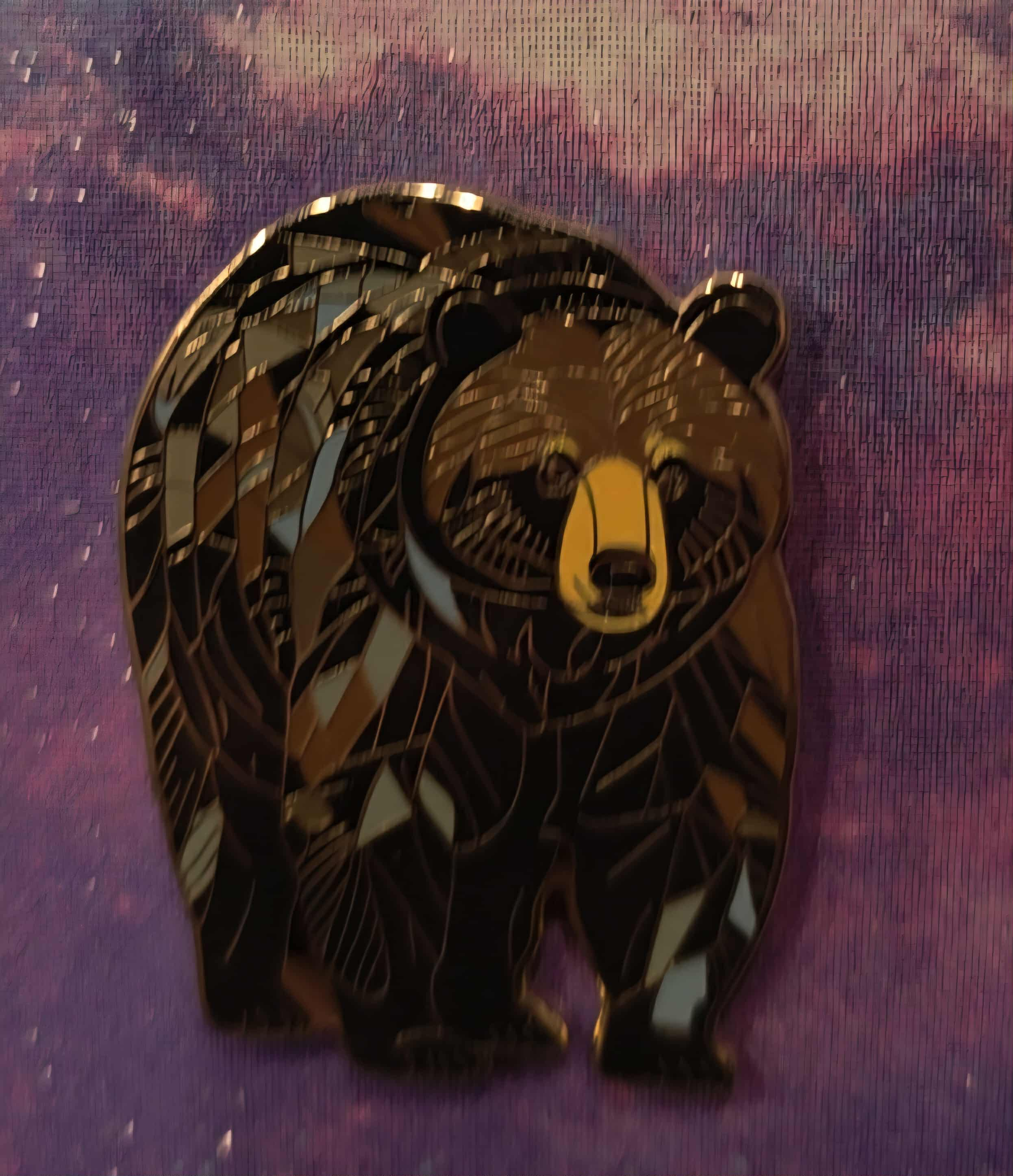 Blue/Brown Bear