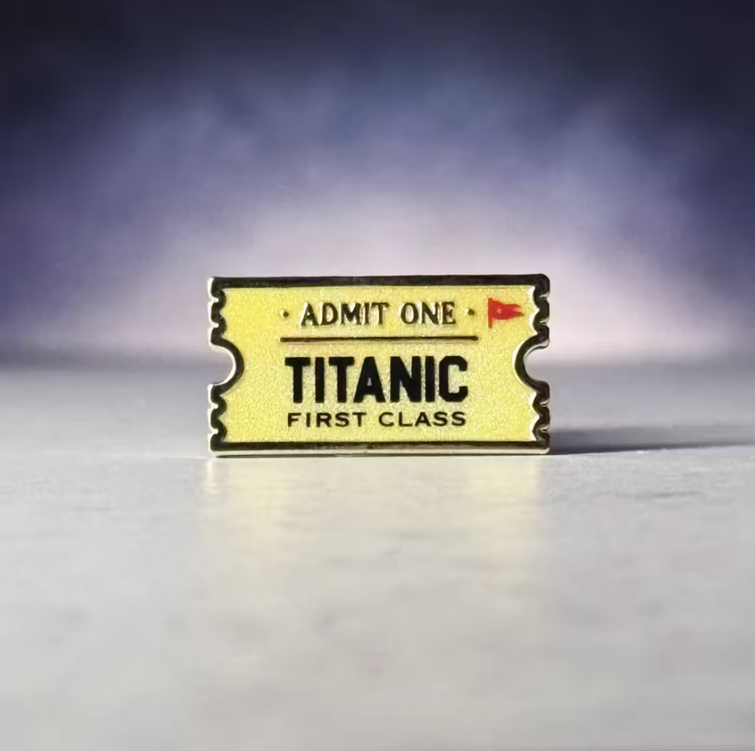 Admit Ticket Pin