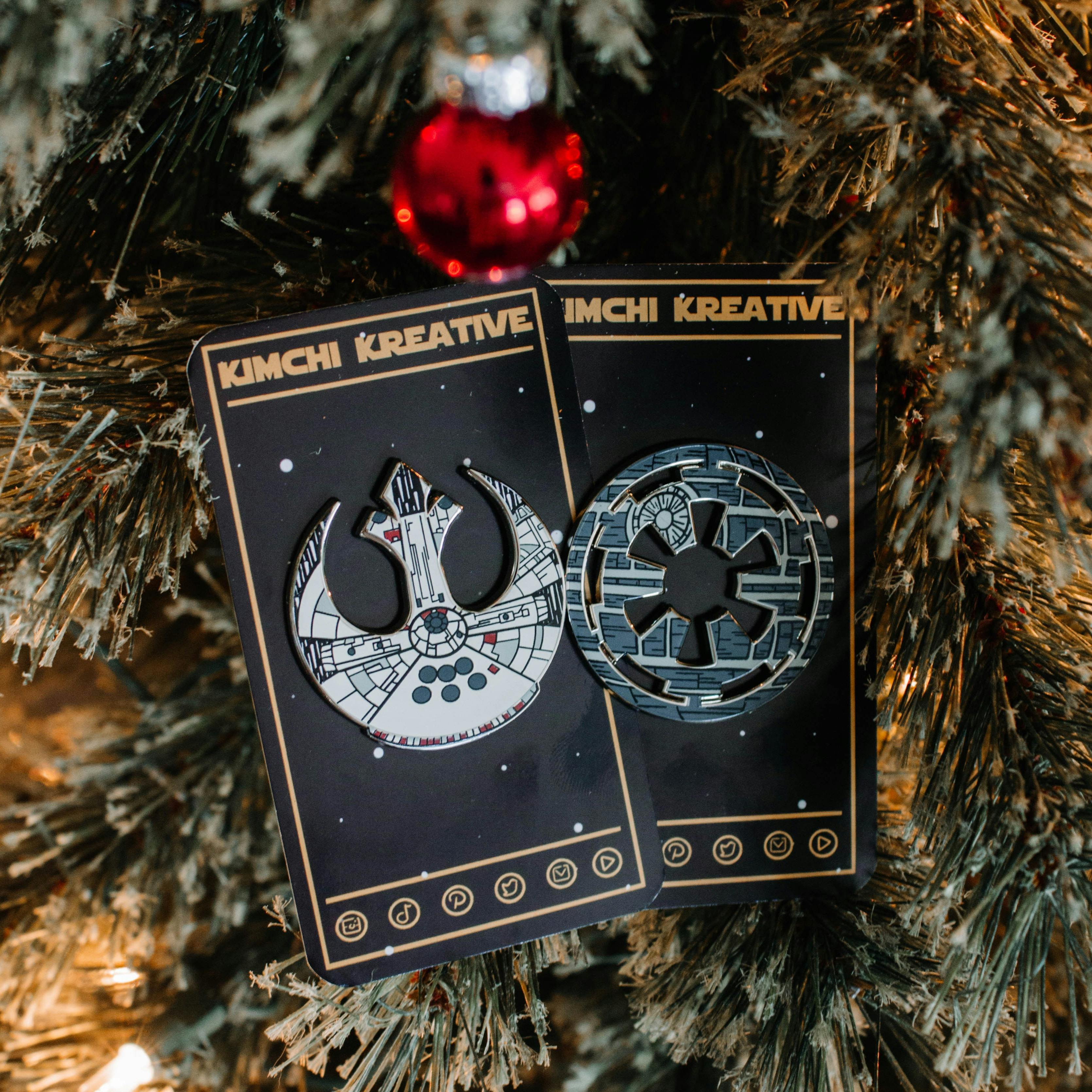 Space Logo Enamel Pin Set