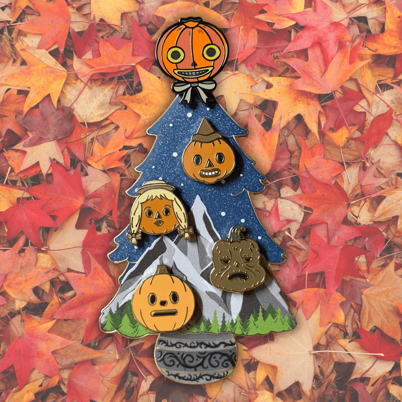 Pumpkin Head Magnet Set