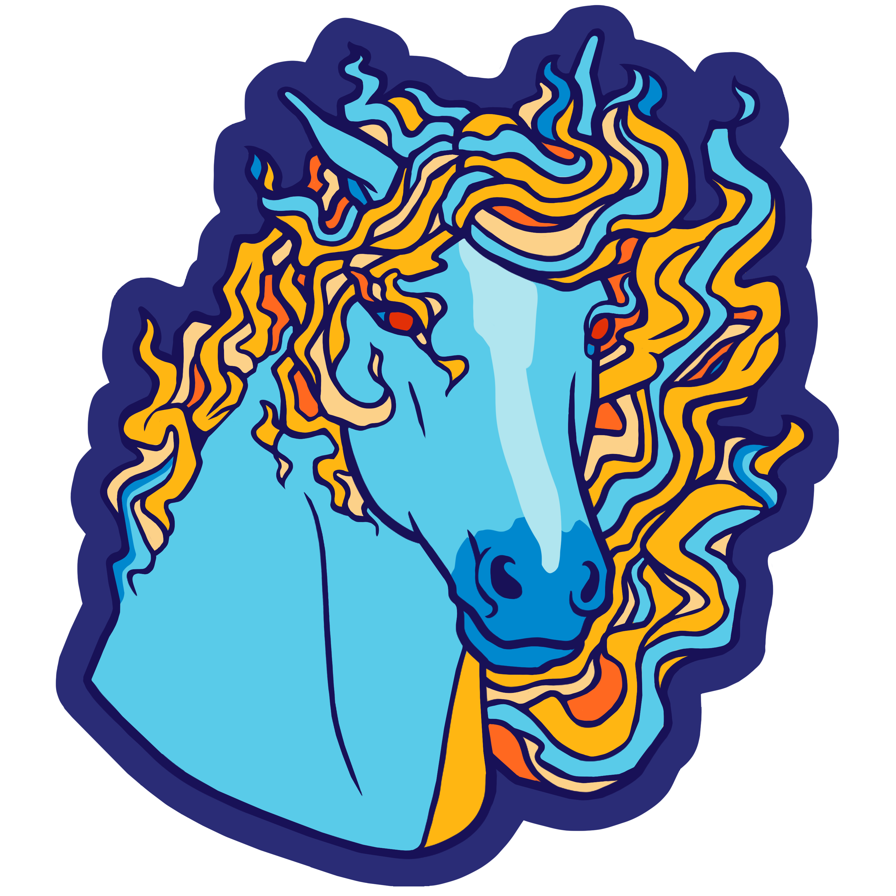 Apollo's Steed sticker
