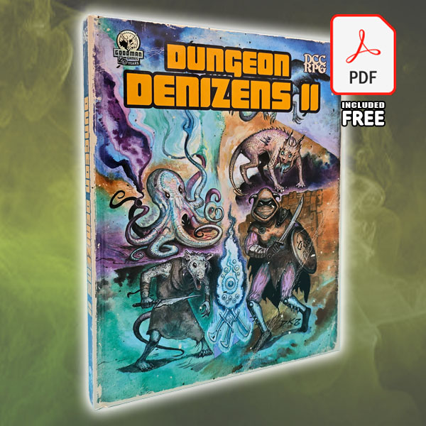 Dungeon Denizens 2 (DCC RPG) (Print+PDF)