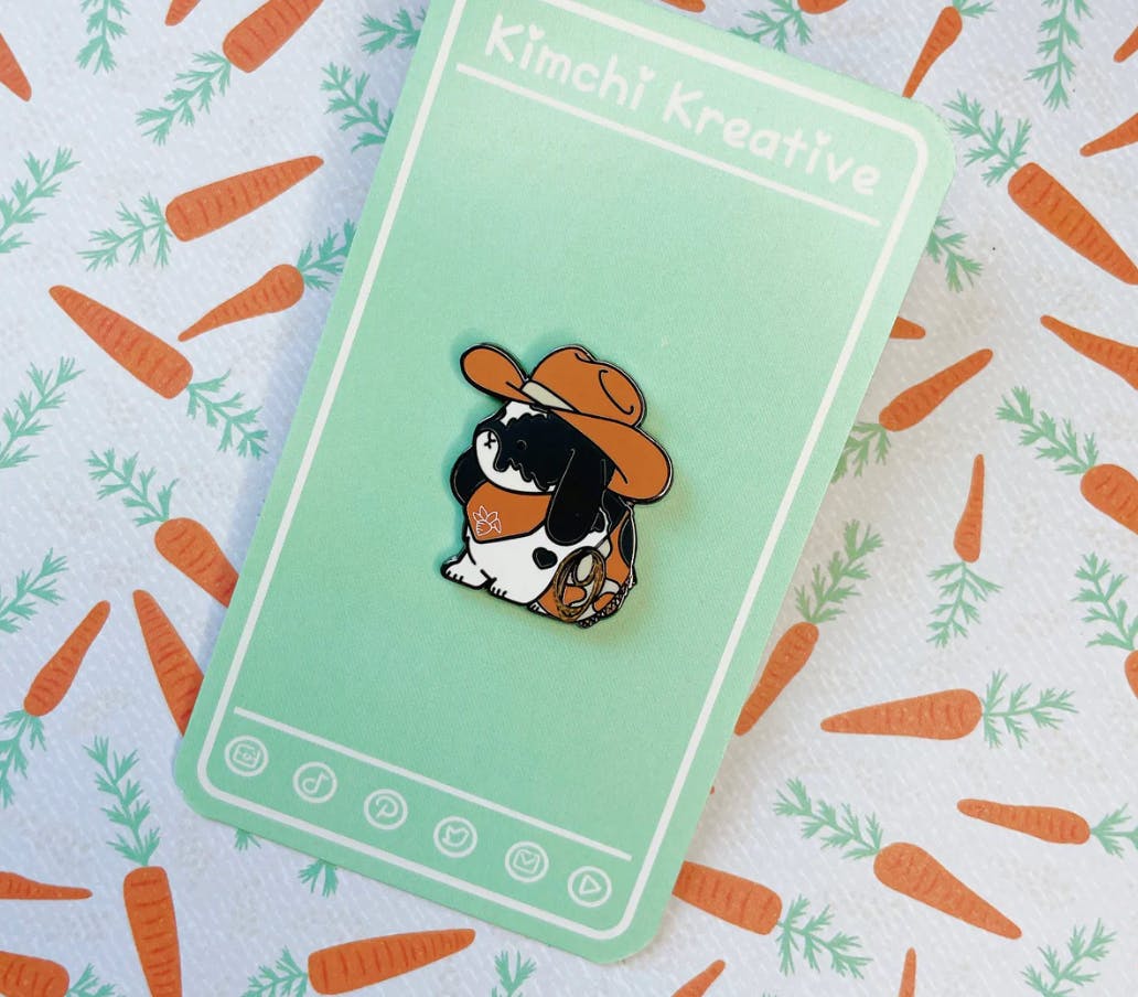 Chappie Cowboy Enamel Pin