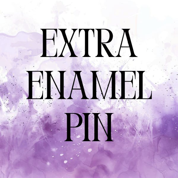 Extra enamel pin