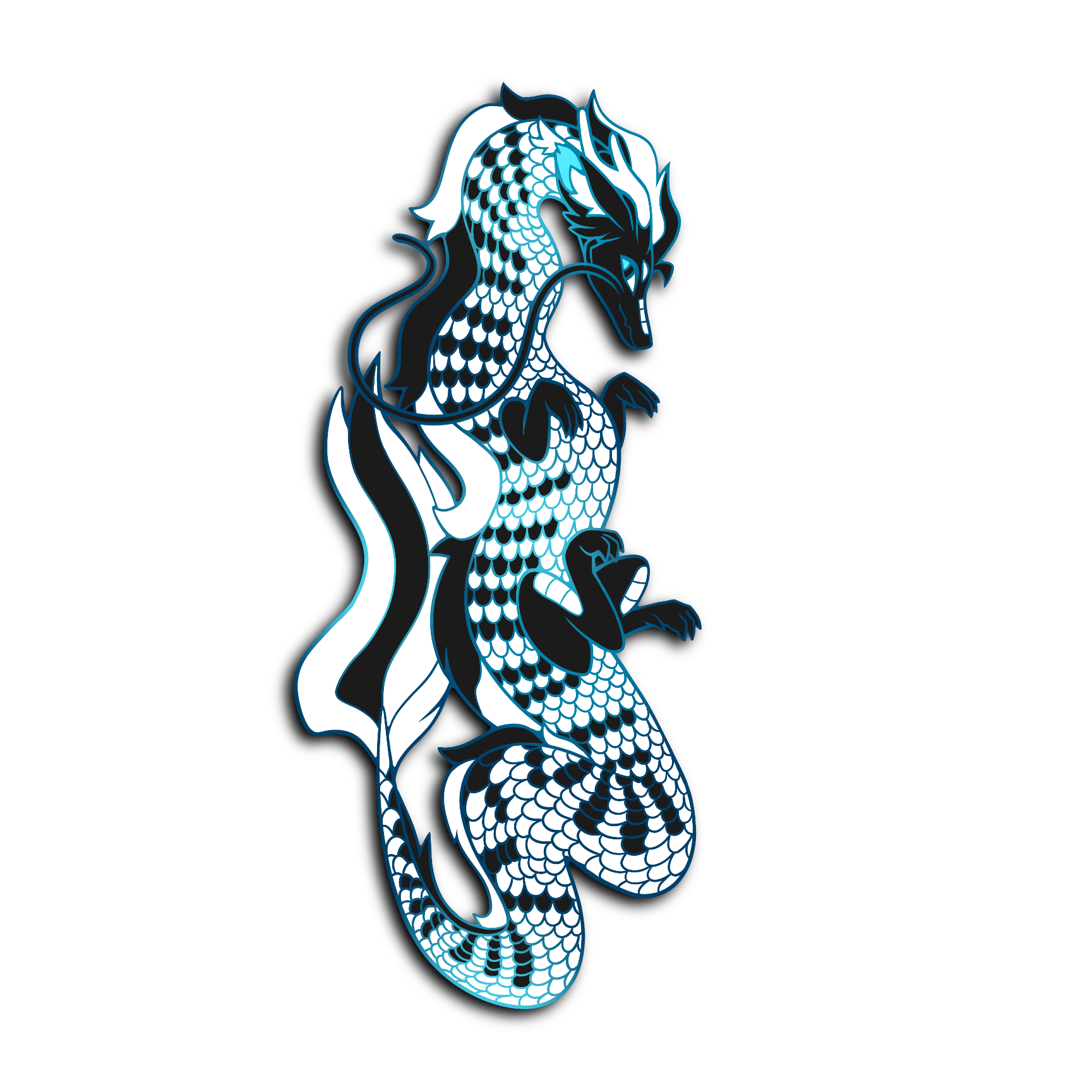 Large Koi Dragon