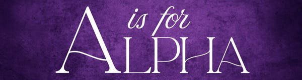 A is for Alpha header