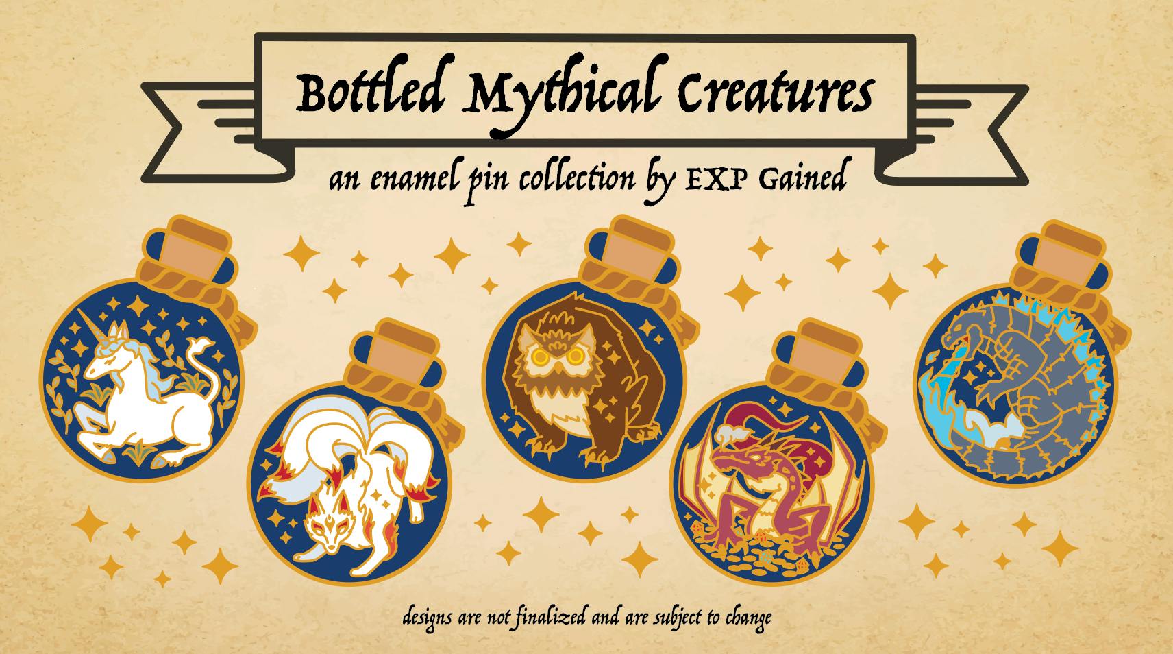 Bottled Mythical Creatures