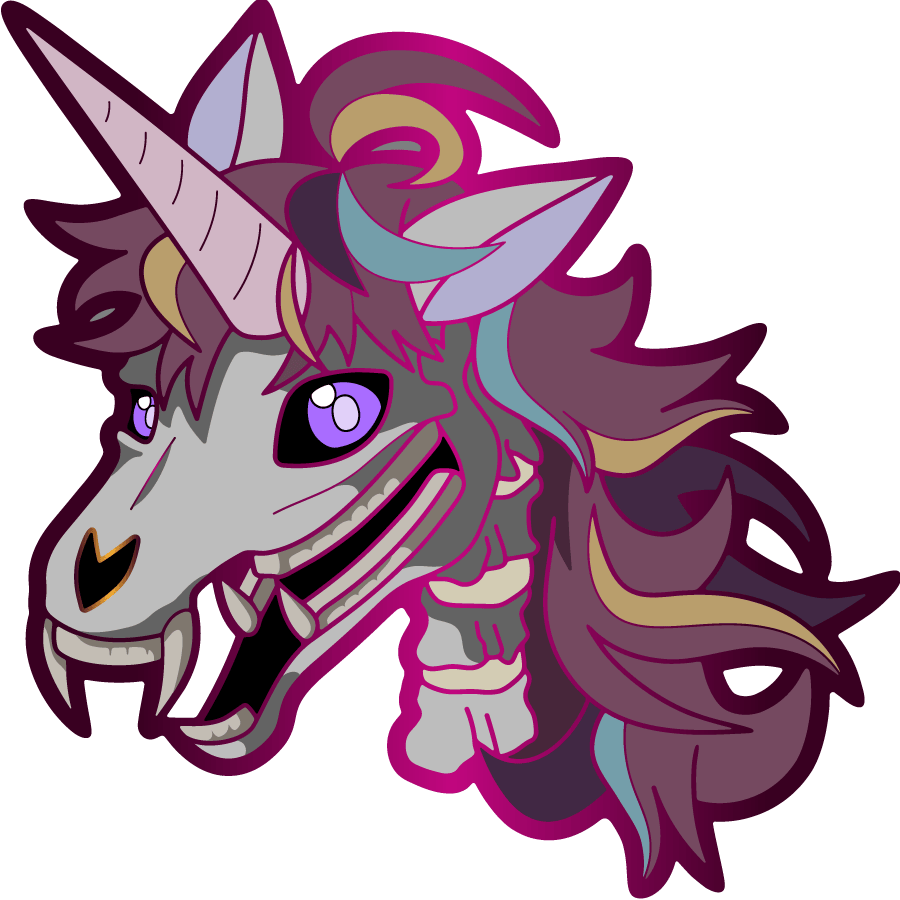 1x Wendigo Unicorn Pin