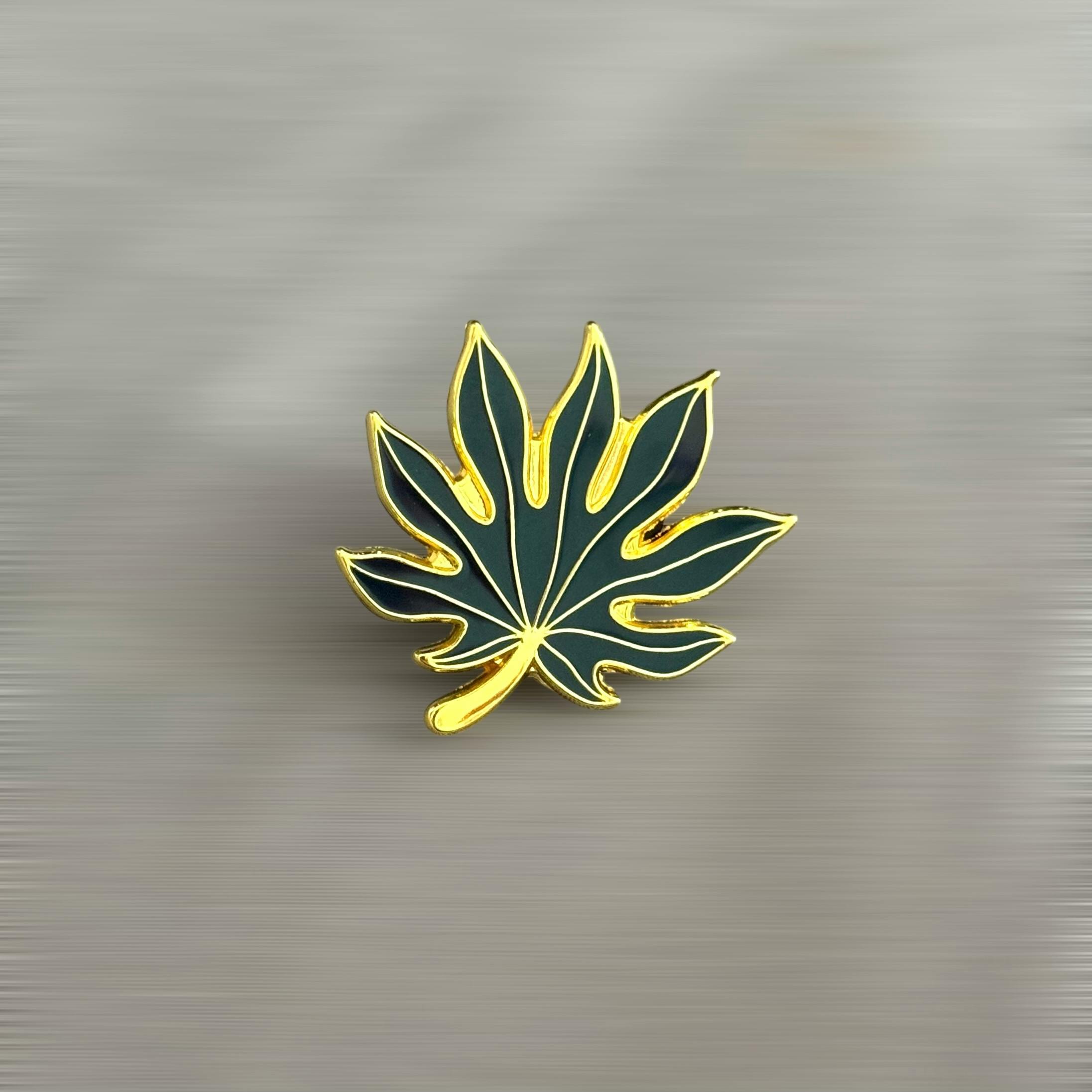 Aralia Leaf Pin