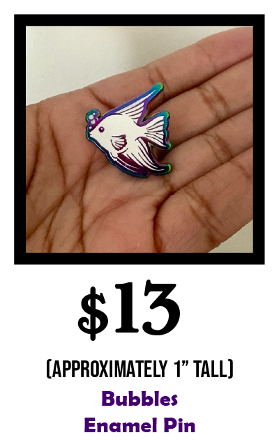 Bubbles Enamel Pin