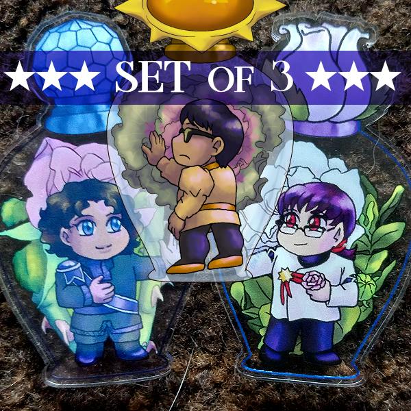 Leif & Thorn magnets - set of 3