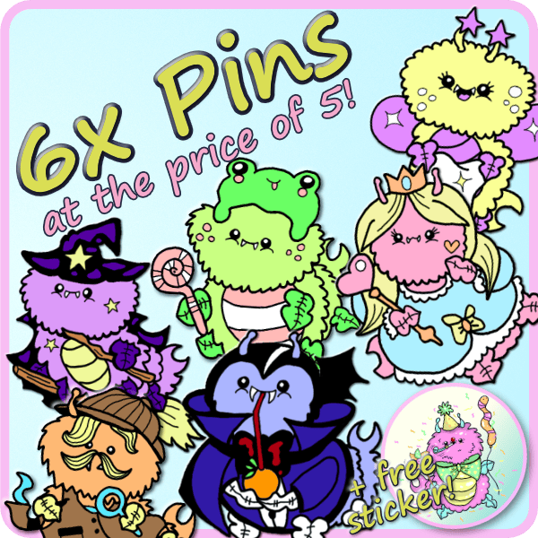6 Pins at a discount!