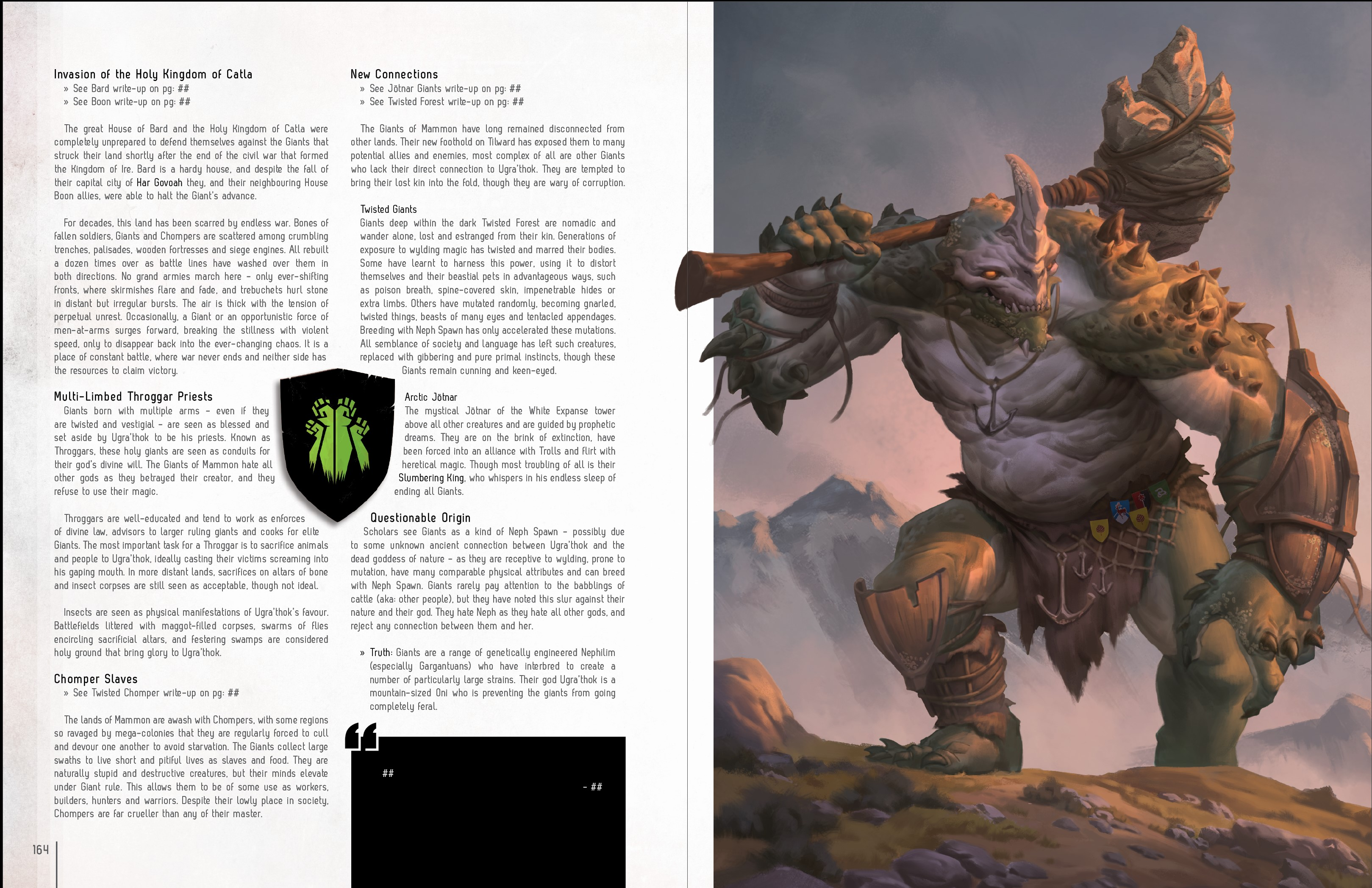 Fragged Kingdom 2 | ttRPG Project Update: Giants, Chompers & Tweaking ...