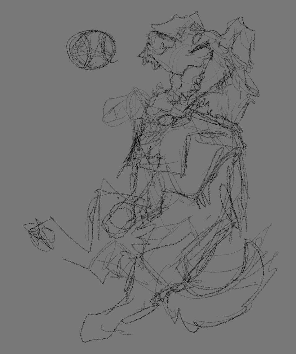 Domestic Dog + Tennis Ball