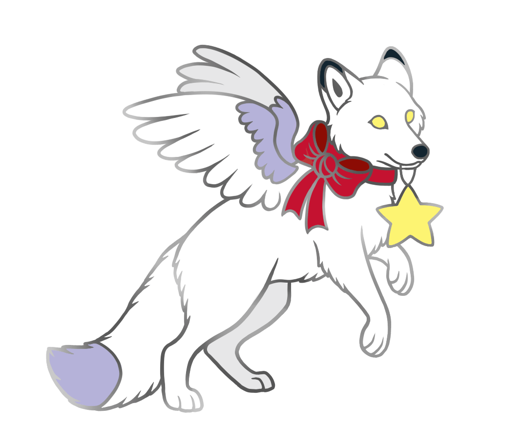 Yule Fox Pin