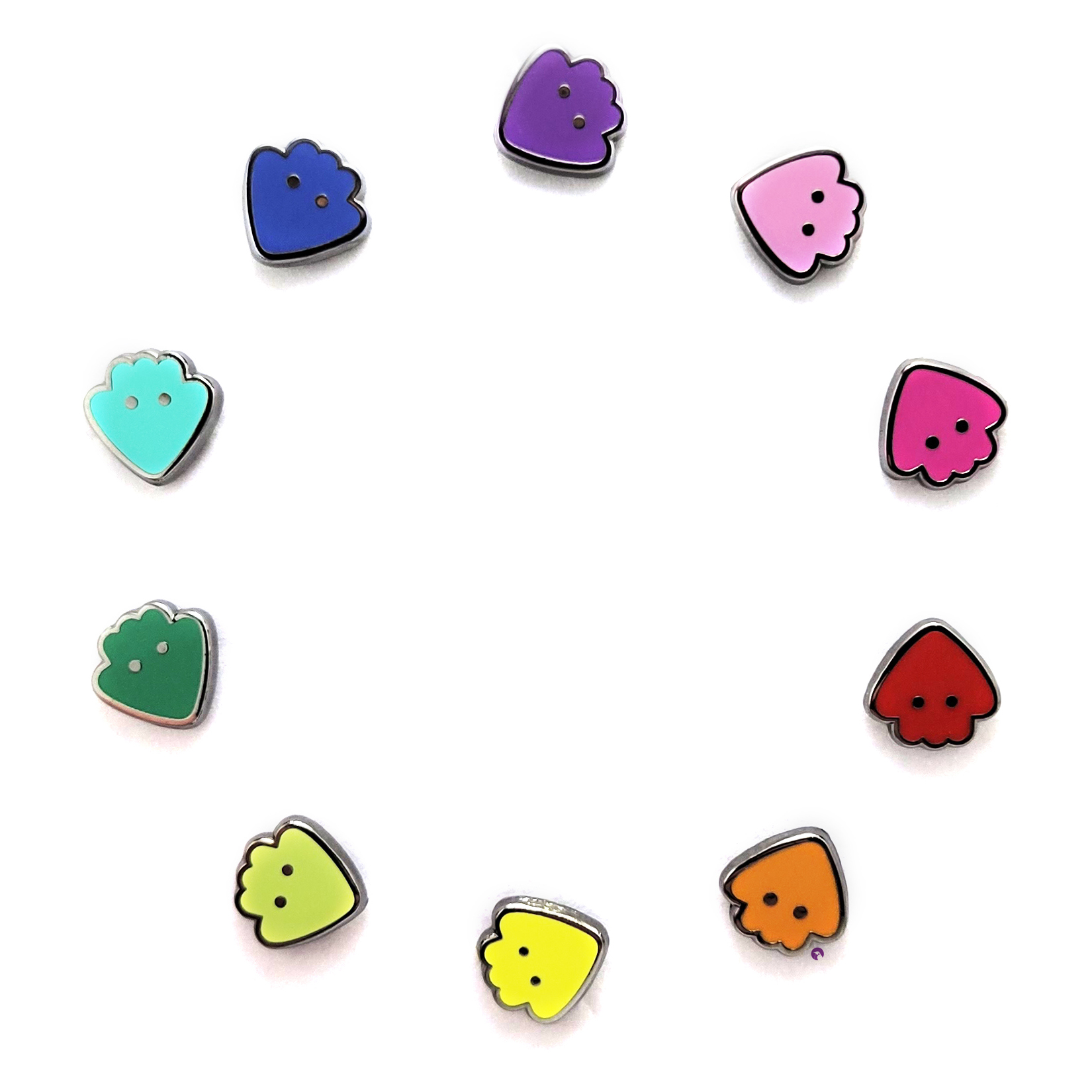 Pin Set - Mini Squid (10 pins)
