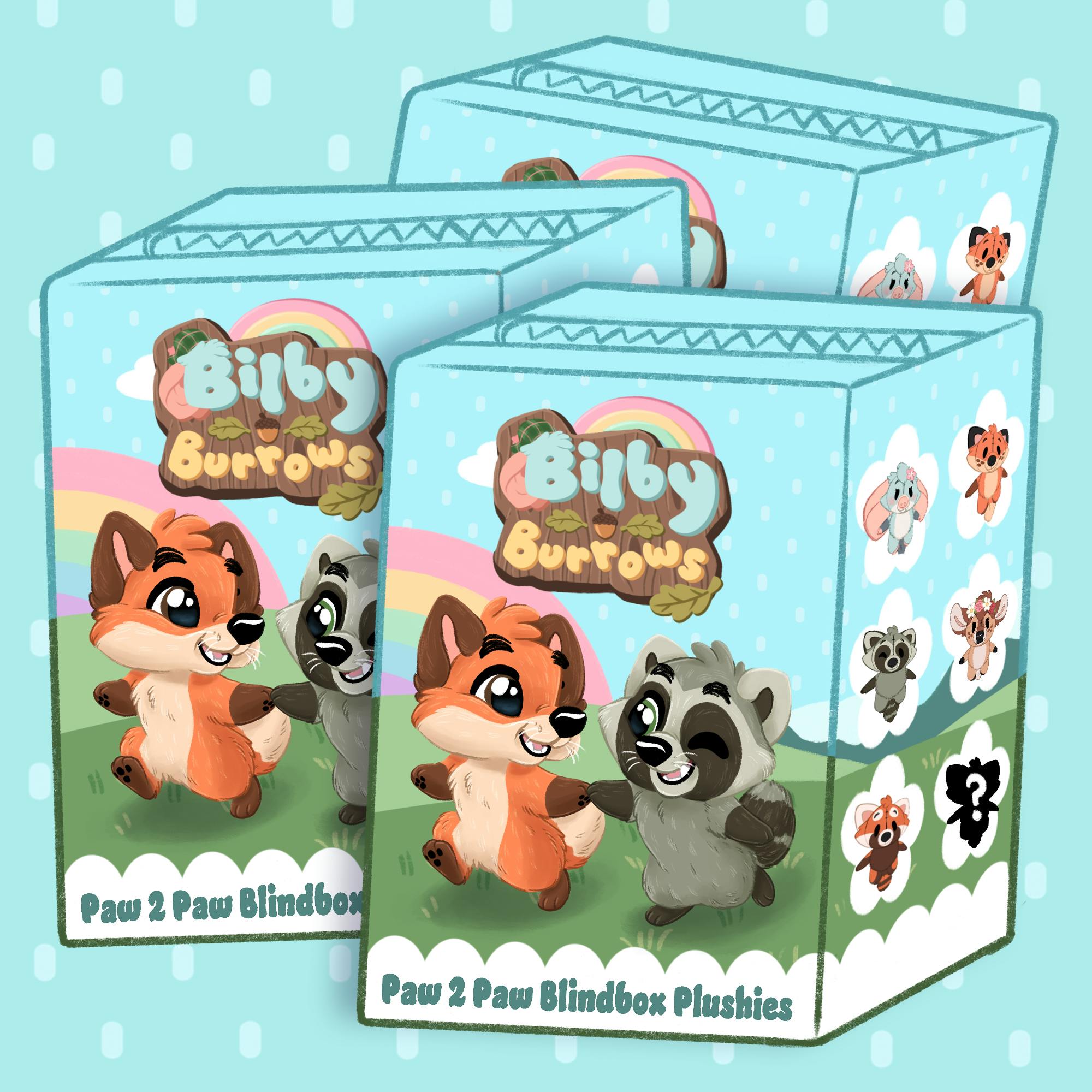 Three Bilby Burrows Blindboxes