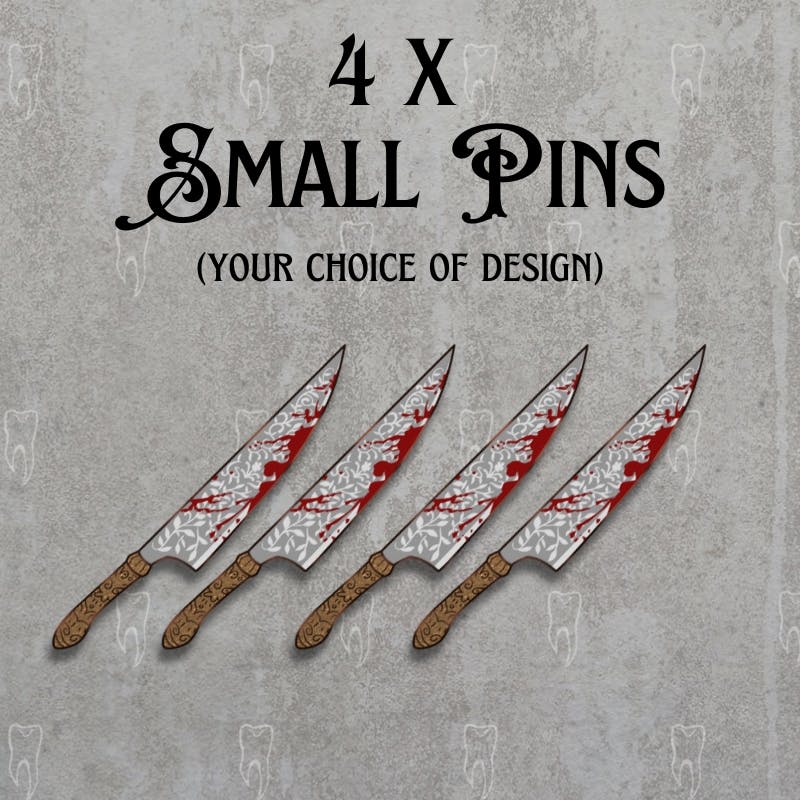 4 x Small Pins