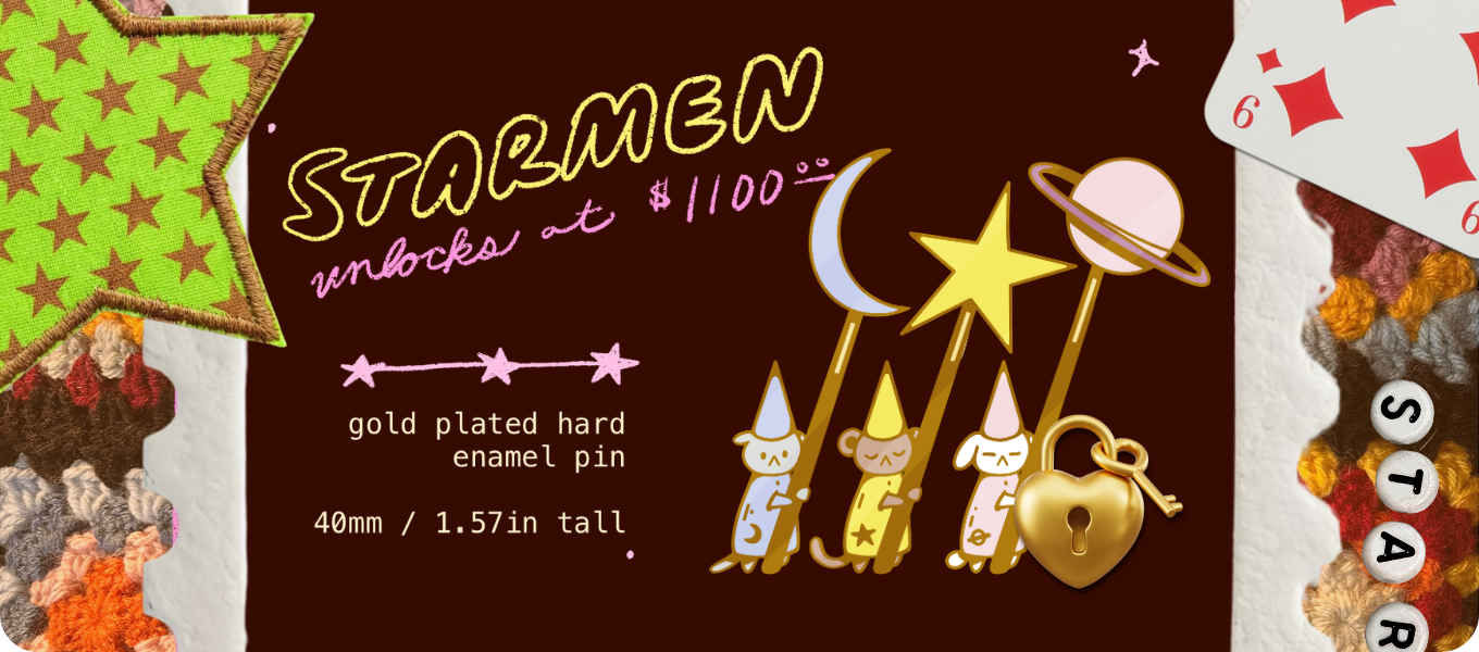 Unlock Star Men Pin Set 🪐