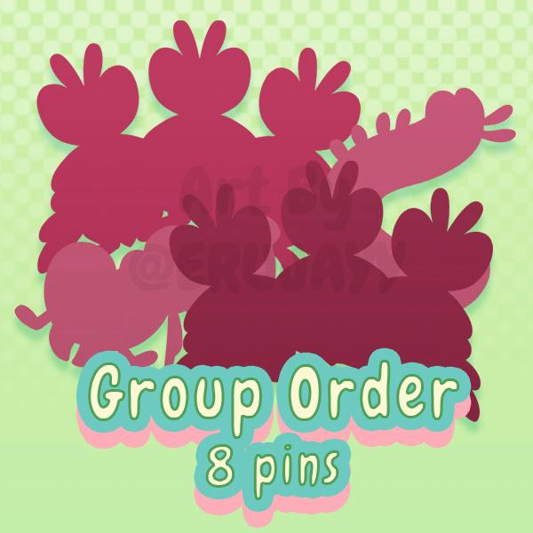 Group Order - Pick your own 8 pins