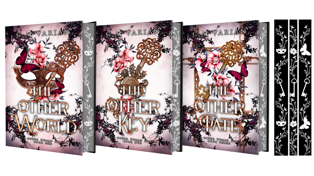 The Other World Trilogy paperback set with printed edges