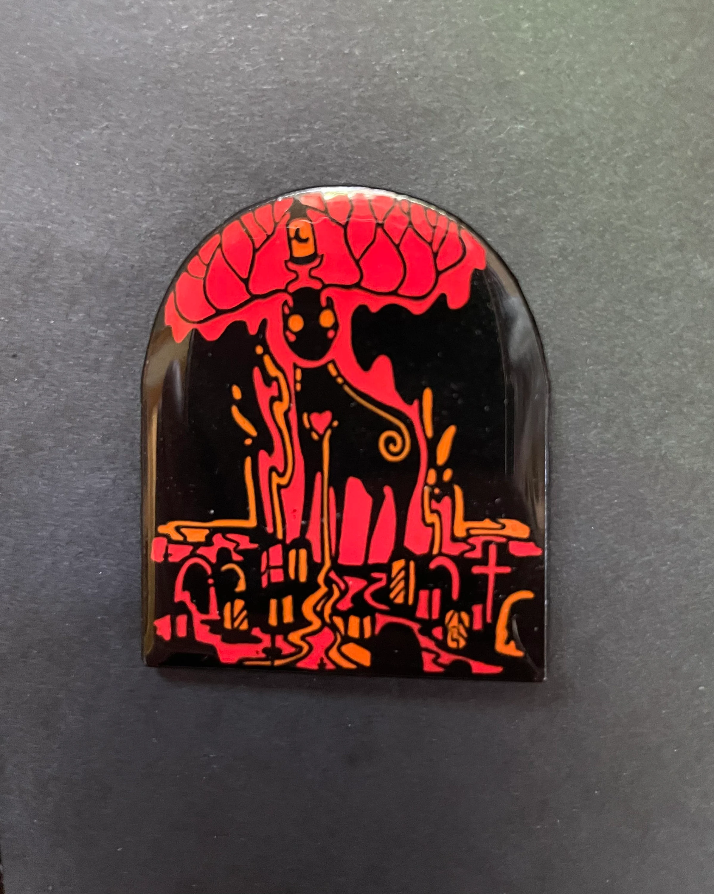 Church grim glow pin