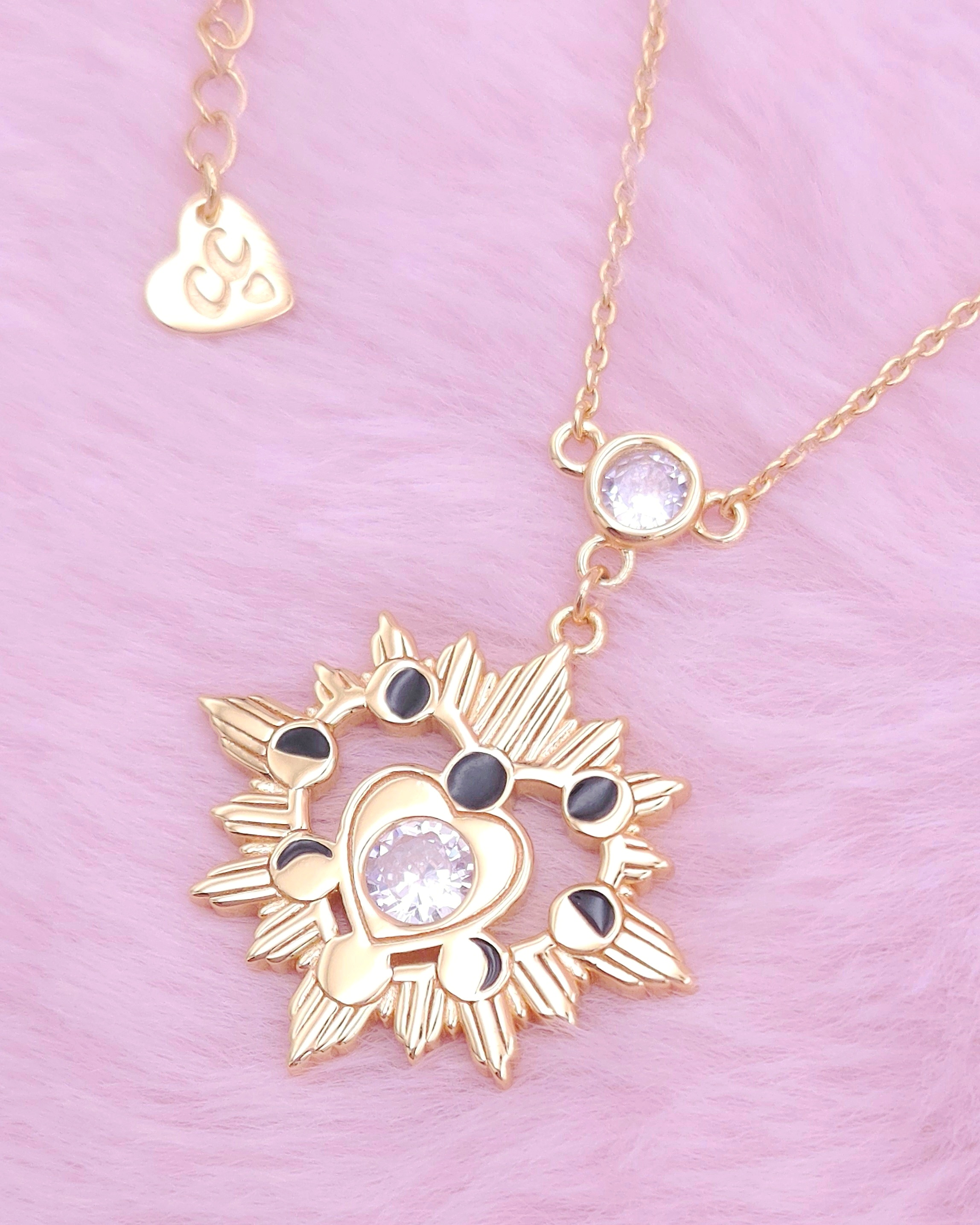 Black Cœur Céleste Necklace