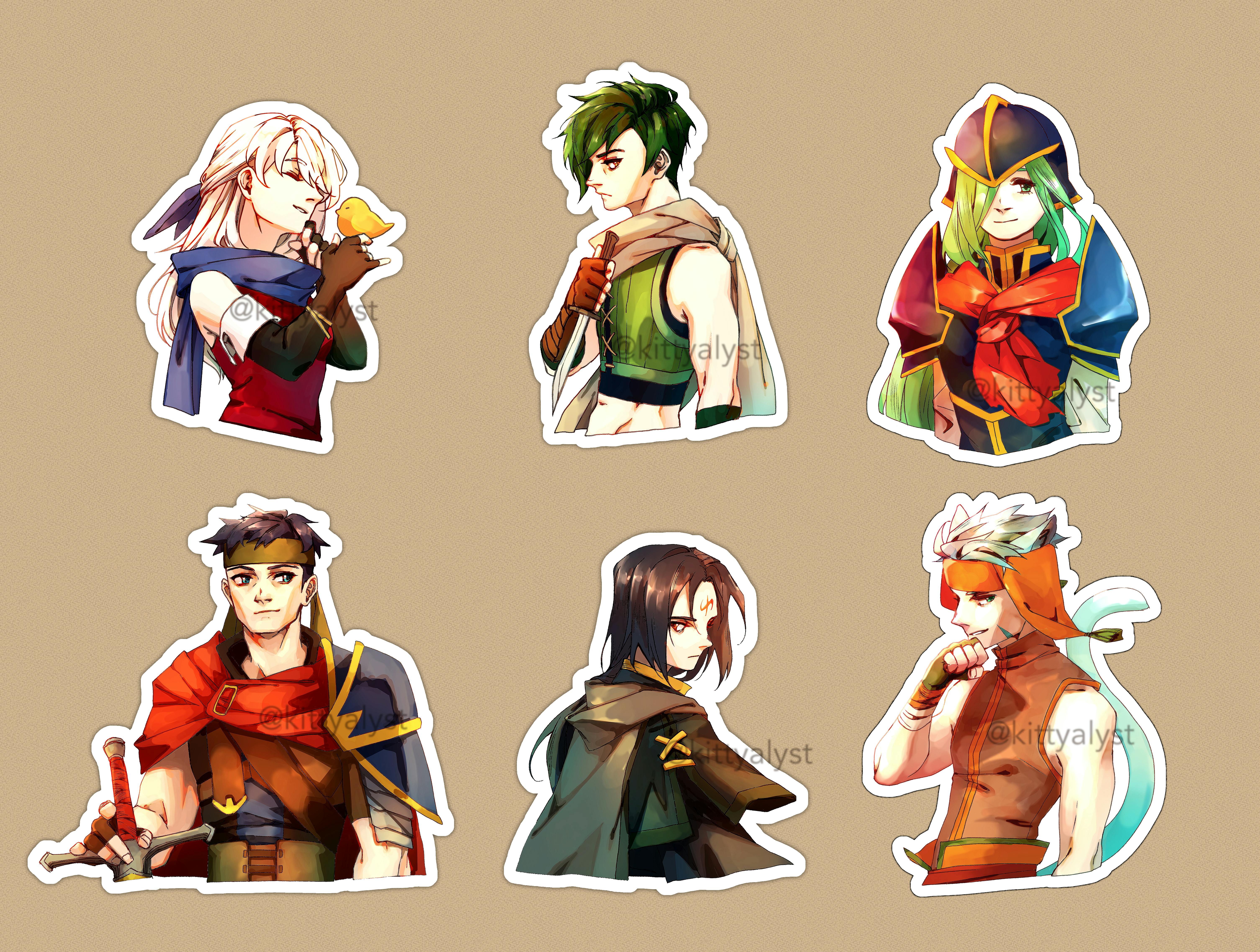 Tellius Heroes Sticker Set